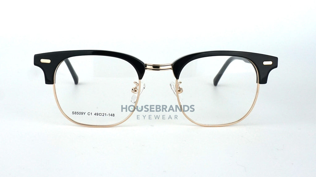 Lincoln Onyx and Gold Clubmasters (S8509Y-C1)