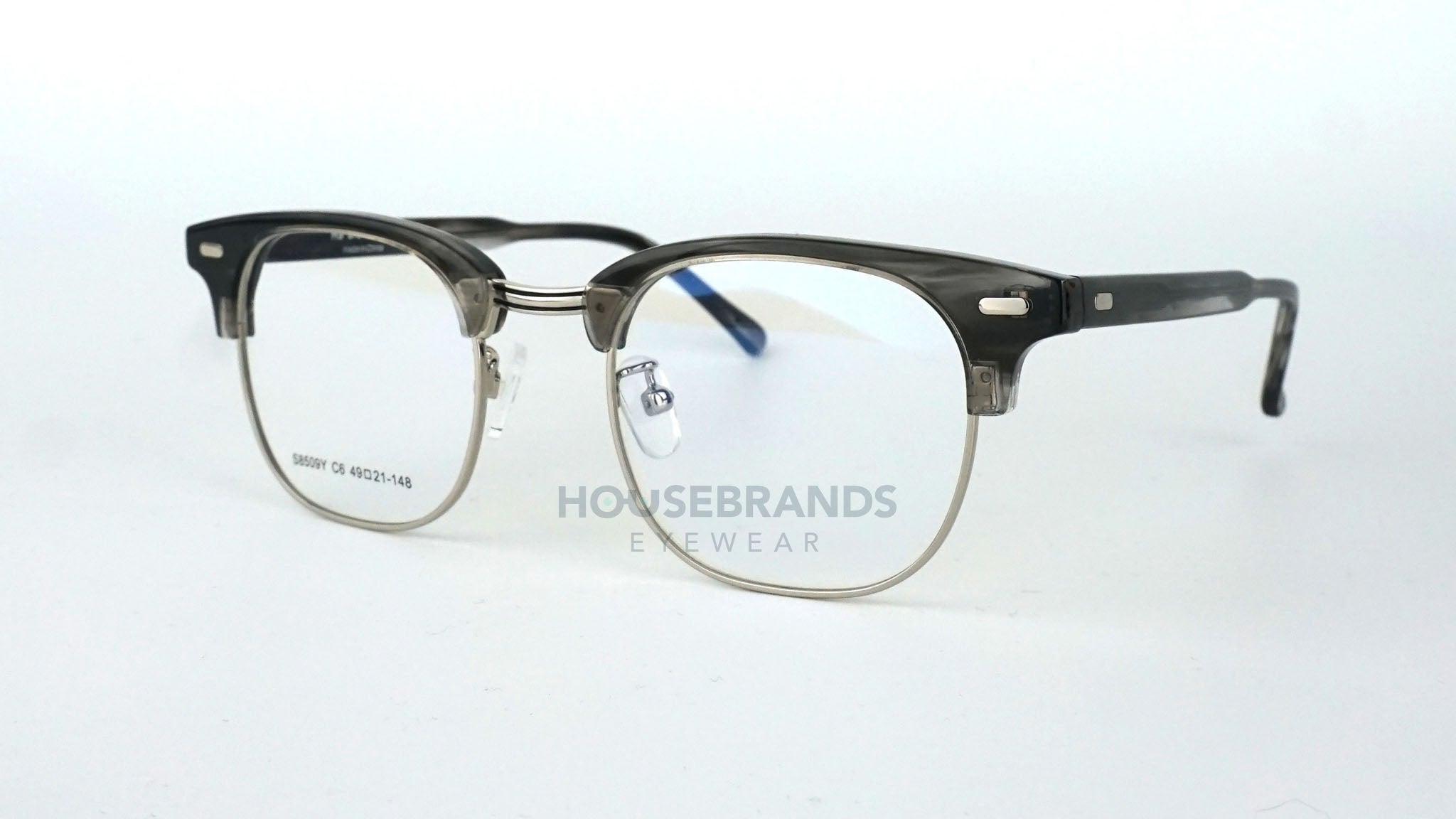 Lincoln Grey Marble Clubmaster (S8509Y-C6)