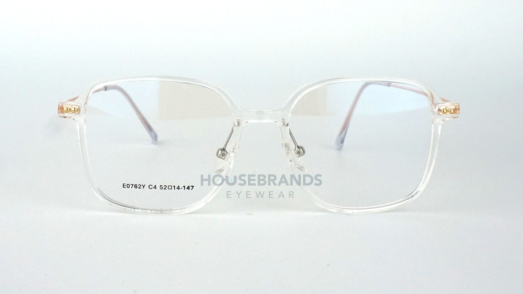 Clarity Crystal Rectangular Luxe Frames (E0762Y-C4)