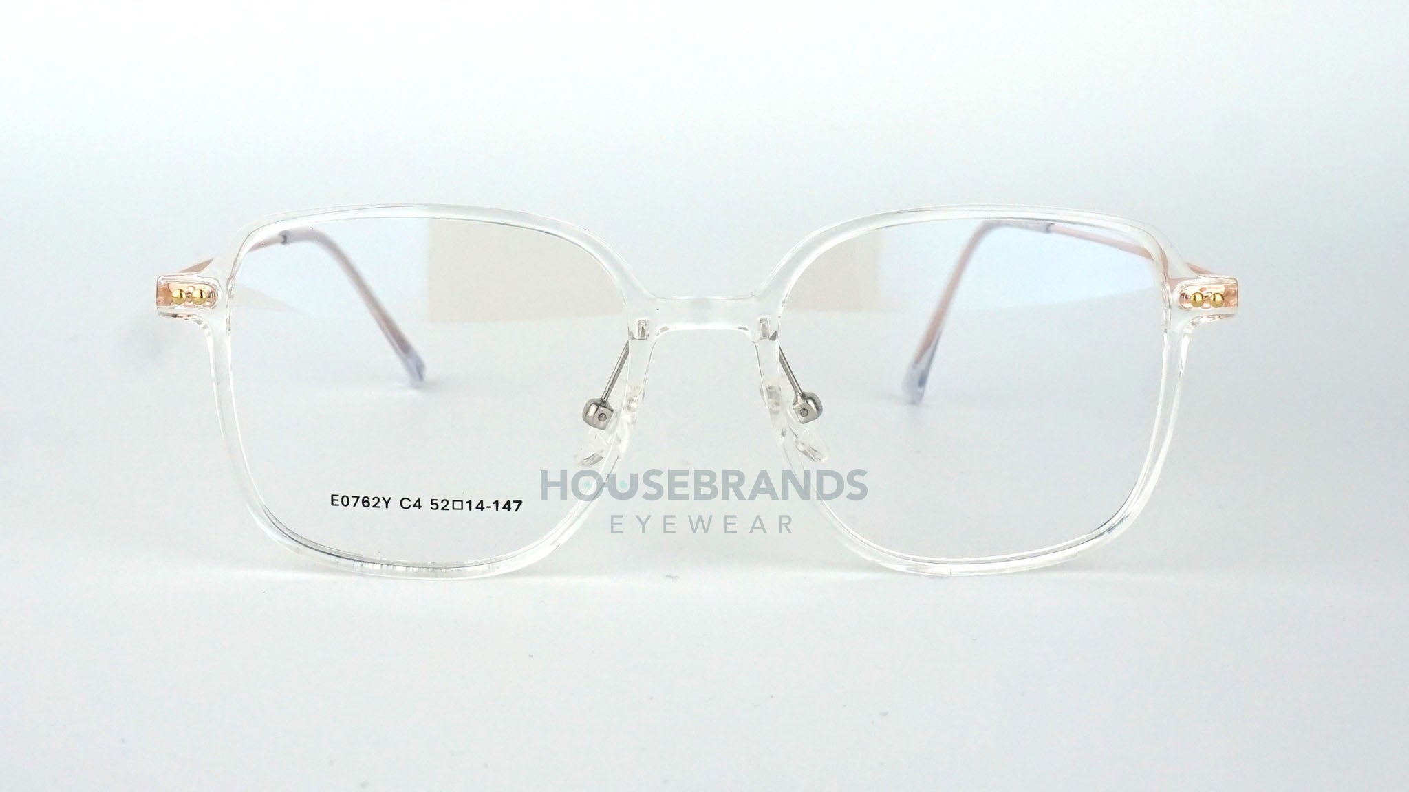 Clarity Crystal Rectangular Luxe Frames (E0762Y-C4)