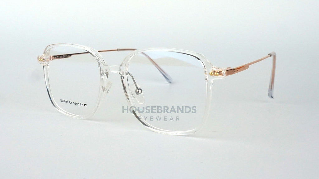 Clarity Crystal Rectangular Luxe Frames (E0762Y-C4)