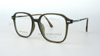 Ember Olive Translucent Square Frames (E2862Y-C4)