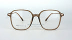 Amber Translucent Bold Square Frames (E2862Y-C6)
