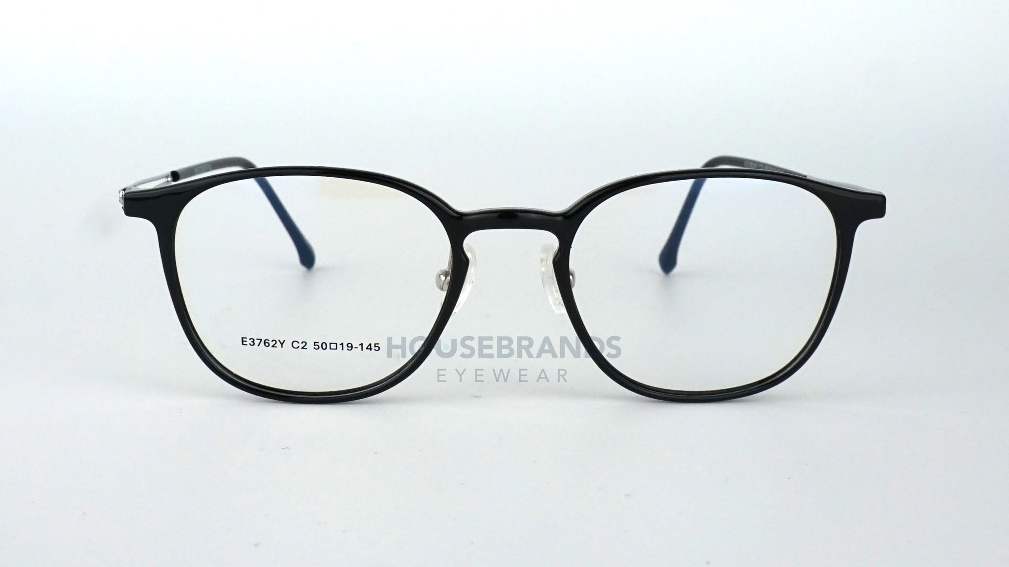 Midnight Onyx Slim Oval Frames (E3762Y-C2)