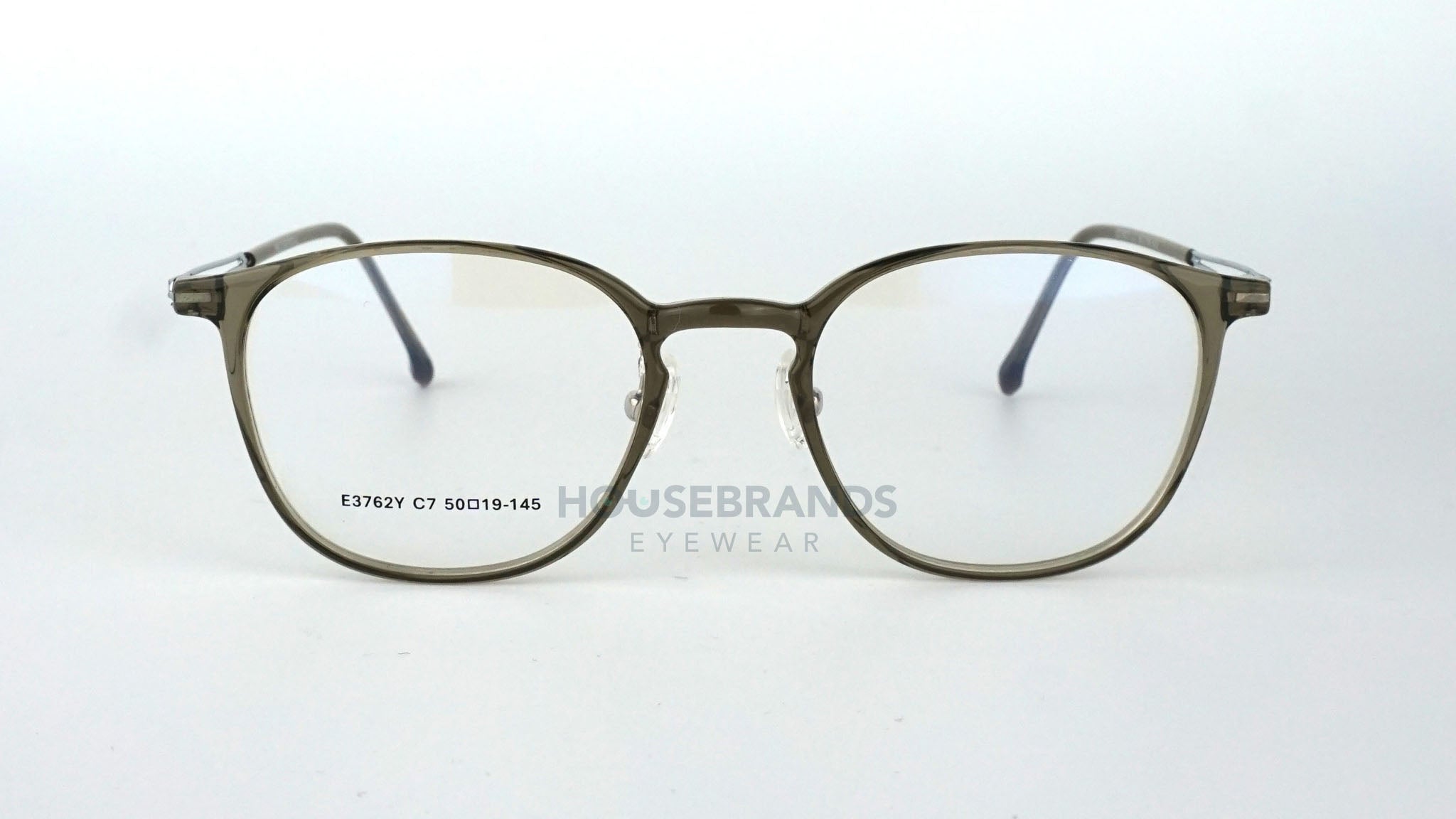 Sage Translucent Olive Oval Frames (E3762Y-C7)
