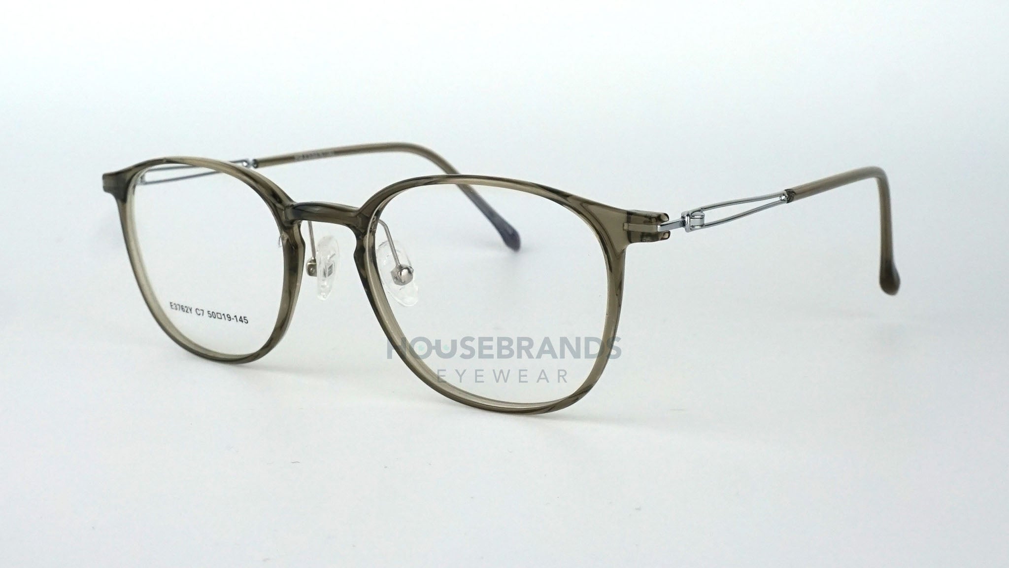 Sage Translucent Olive Oval Frames (E3762Y-C7)