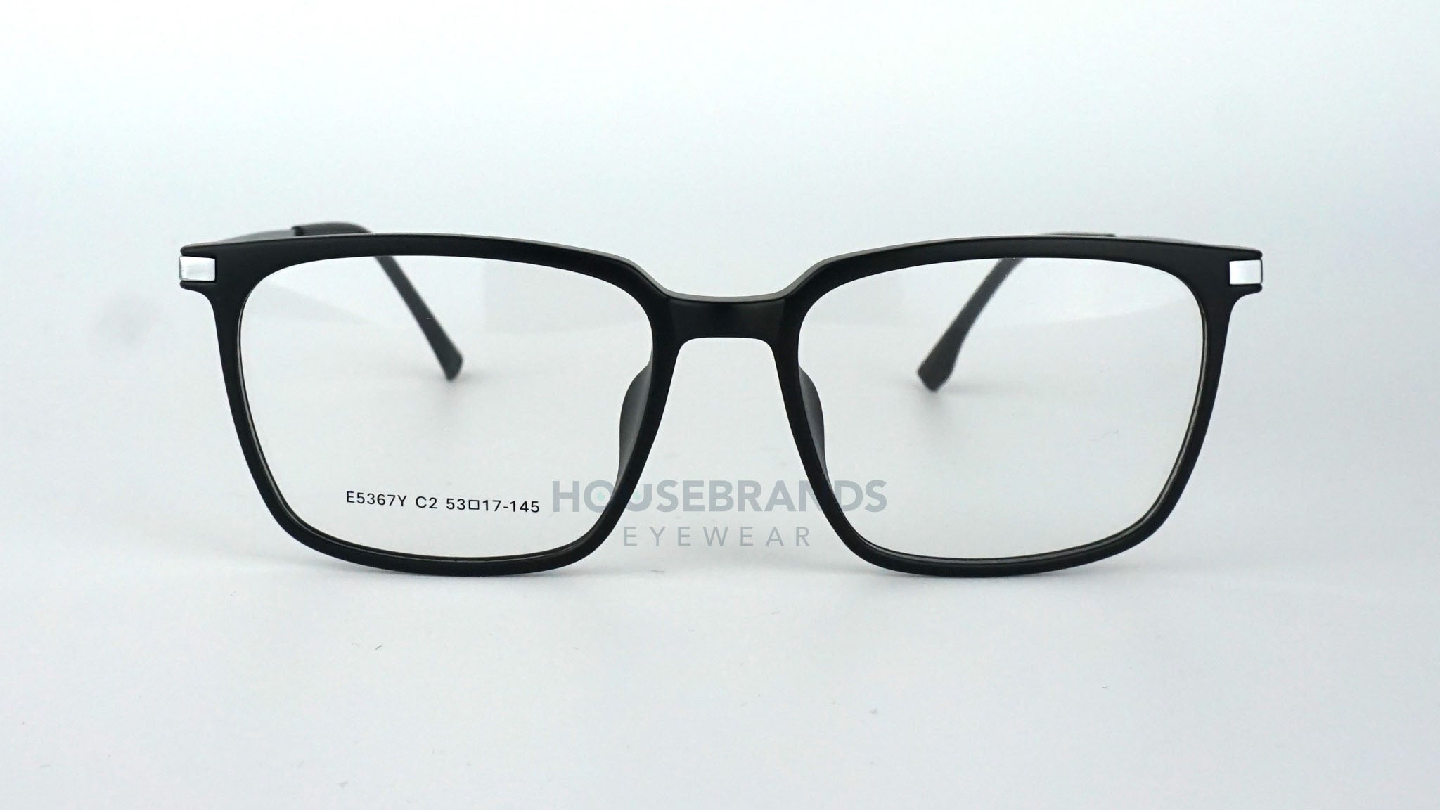 Vanguard Matte Black Square Frames (E5367Y-C2)