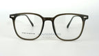 Translucent Grey Square Rivet Eyeglasses (E7762Y-C4)