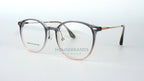 Blush Gradient Round Metal Eyeglasses (E8562Y-C8)