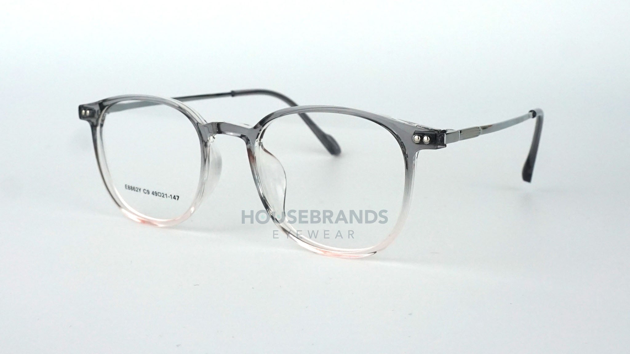 Subtle Grey Gradient Round Frames (E8862Y-C9)