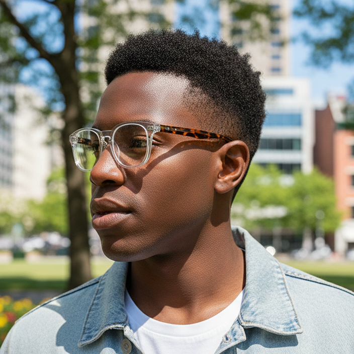 Classic Clear Rectangualr Eyeglass