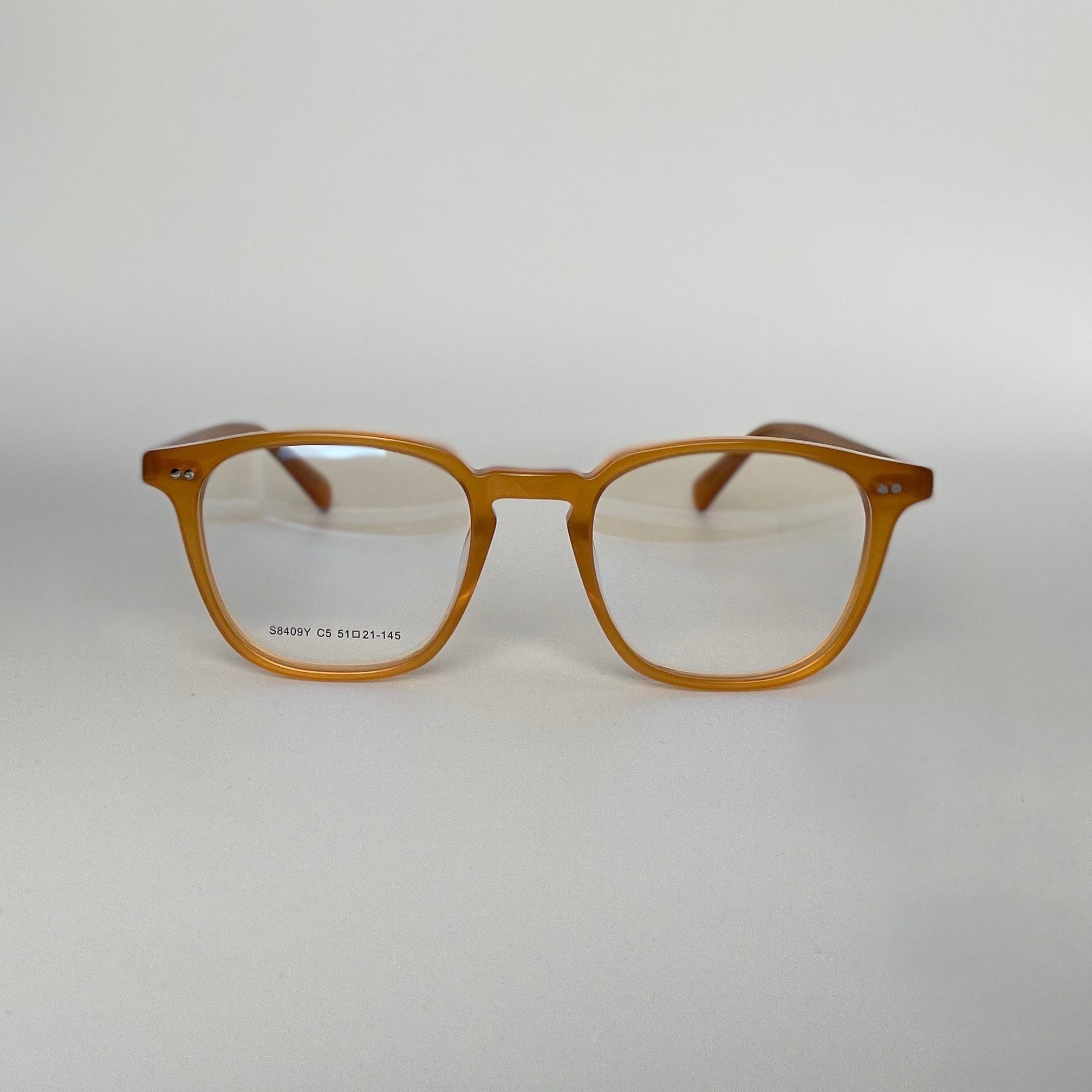 Orange multi color frames