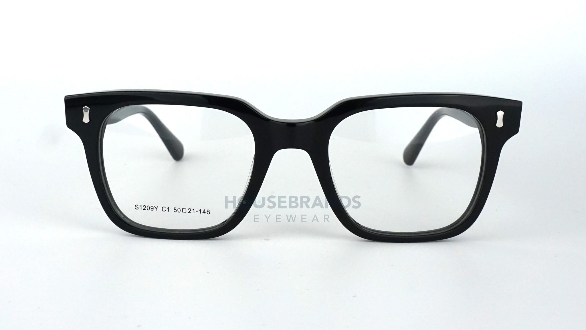 Sleek Black Bold Square Frames (S1209Y-C1)