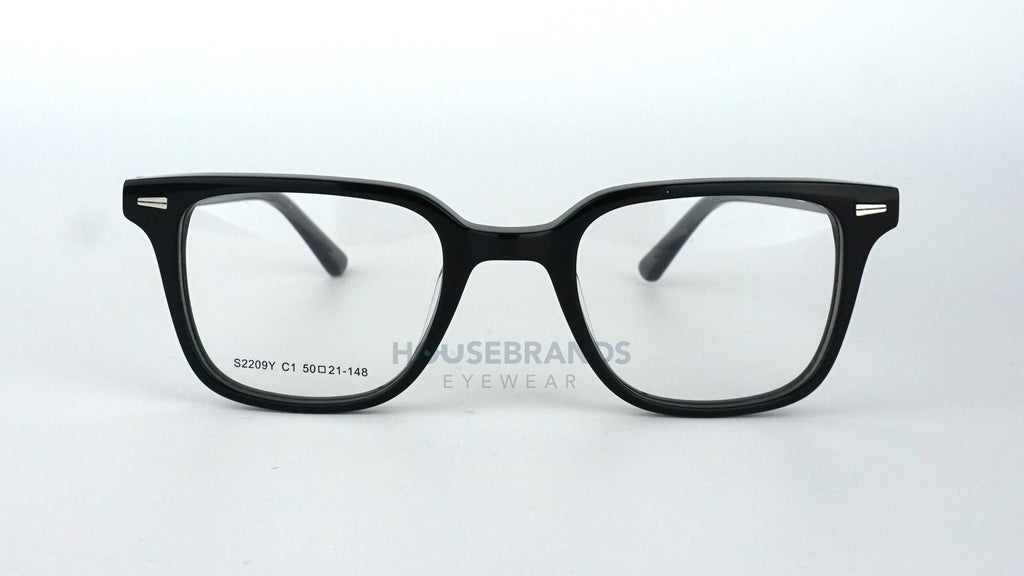 Polished Black Square Professional Frames (S2209Y-C1)