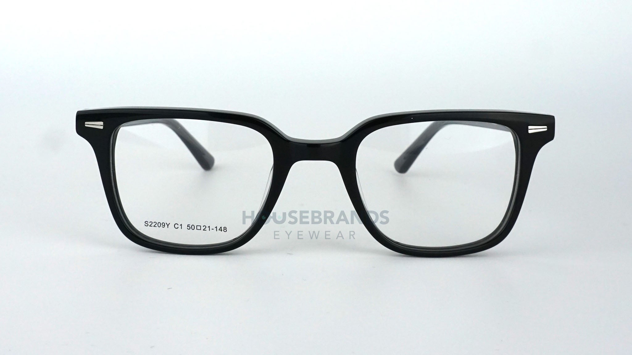 Polished Black Square Professional Frames (S2209Y-C1)
