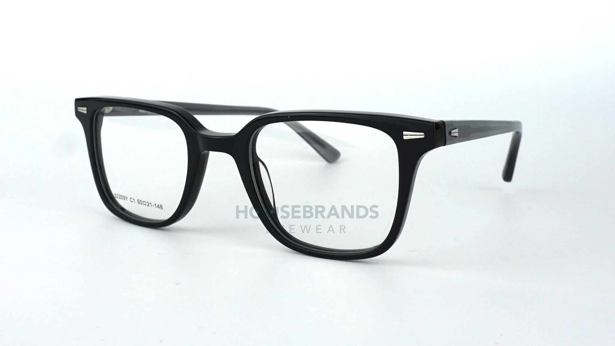 Polished Black Square Professional Frames (S2209Y-C1)