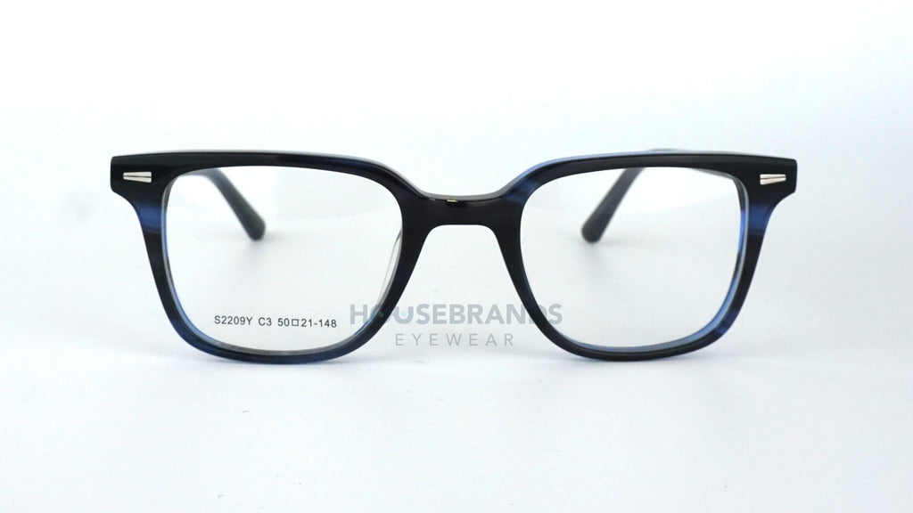 Navy Blue Square Acetate Frames (S2209Y-C3)