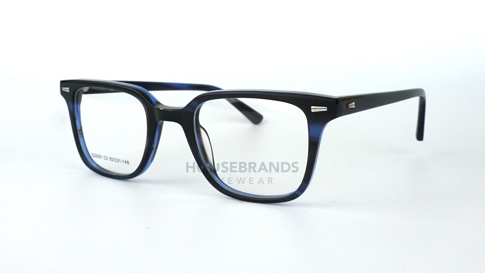Navy Blue Square Acetate Frames (S2209Y-C3)