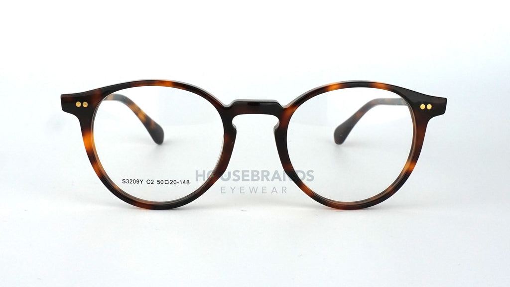 Timeless Tortoise Round Acetate Frames (S3209Y-C2)