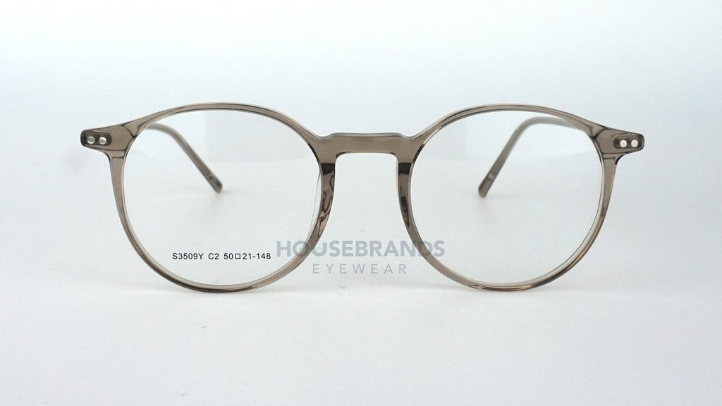 Translucent Grey Round Keyhole Frames (S3509Y-C2)