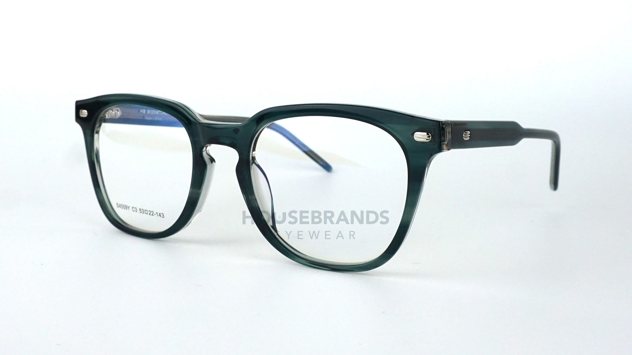 Everett Teal Crystal Wayfarer (S4009Y-C3)