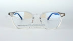 Vista Clear Tortoise-Accent Square Frames (S8409Y-C3)