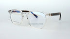 Vista Clear Tortoise-Accent Square Frames (S8409Y-C3)