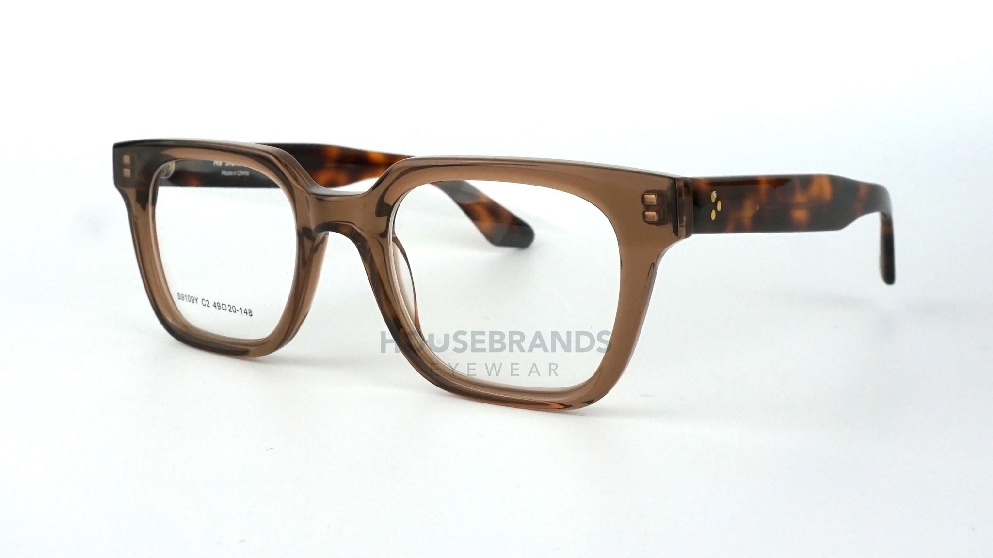 Sienna Translucent Chunky Square Frames (S9109Y-C2)