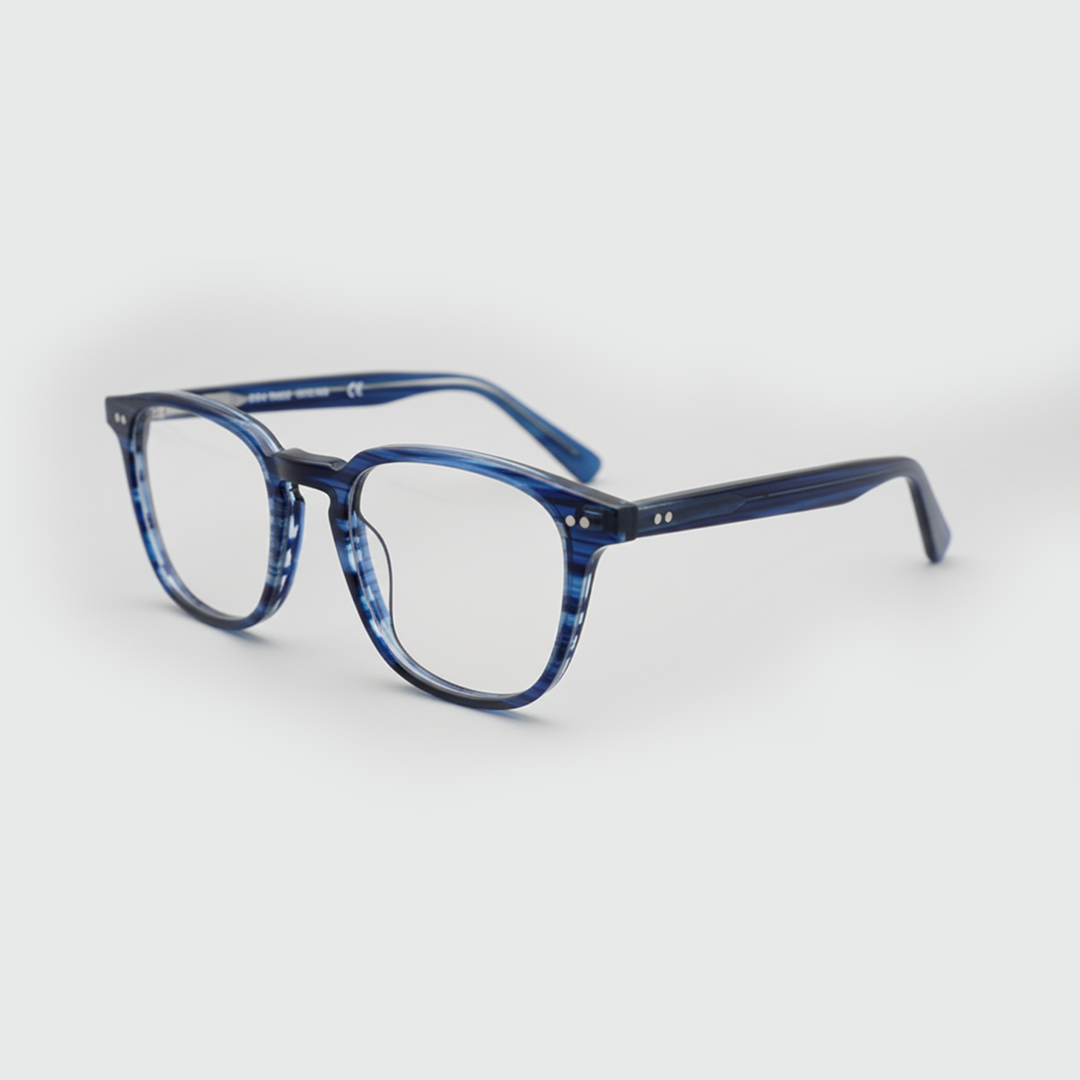 Classic Blue Rectangular eyeglass